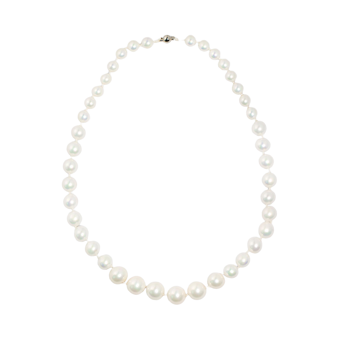 L261MNK020 lovememonster Big Wish Pearl Necklace WHITE