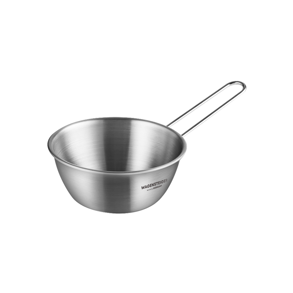 바겐슈타이거 스텐 304 고리형 핸들 눈금 계량컵 350ml(WAGENSTEIGER Stainless Steel 304 Measuring Cup with Handle & Scale 350ml)