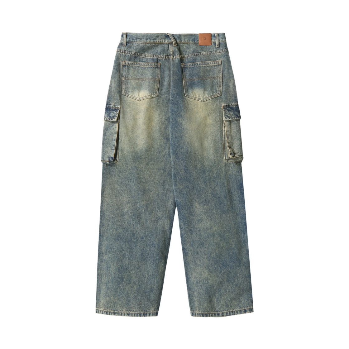 디미트리블랙 원턱 에센셜 파라슈트 팬츠 더스트 인디고(Dimitri Black One Tuck Essential Parachute Pants Dust Indigo) - 2