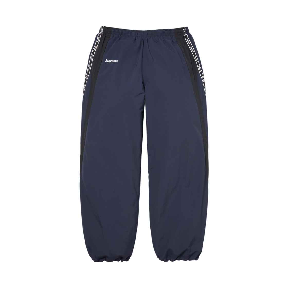 슈프림 로고 테이핑 트랙 팬츠 네이비 - 26SS(Supreme Logo Taping Track Pant Navy - 26SS) - 1