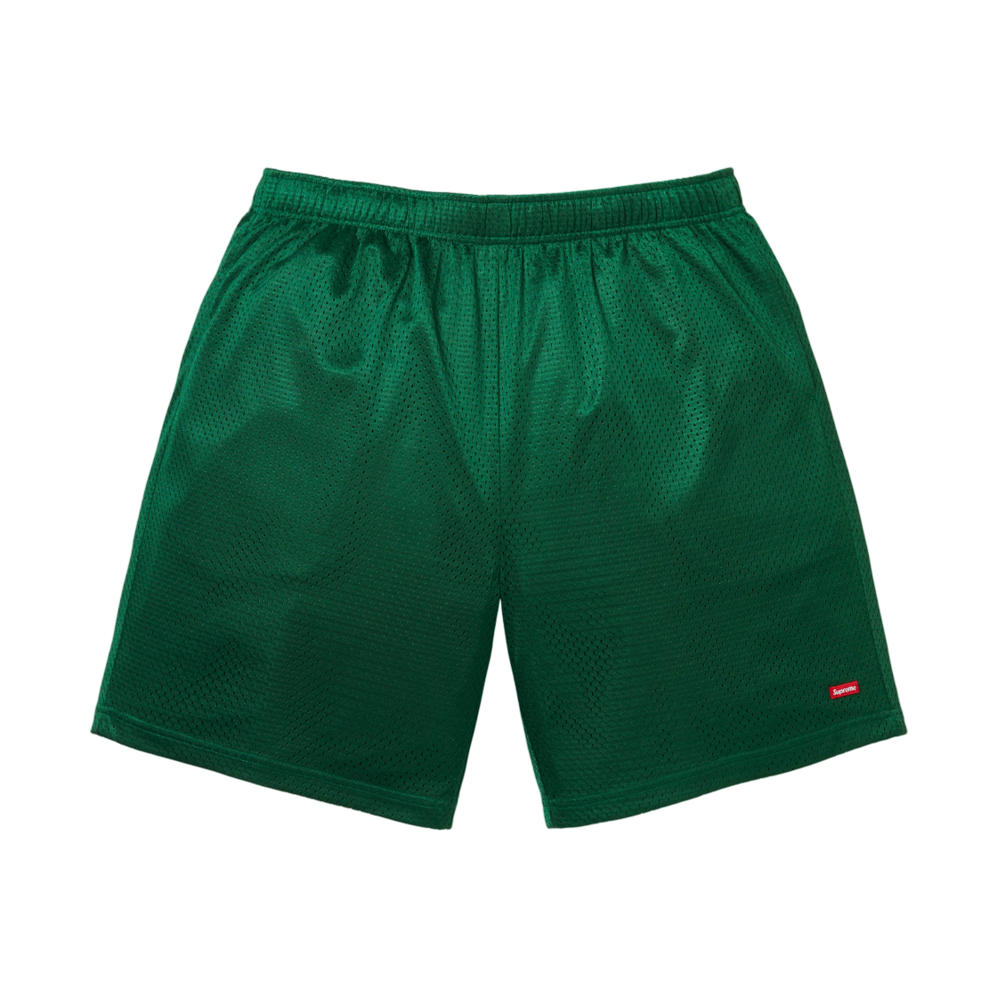 - Supreme Small Box Baggy Mesh Short Green - 26SS