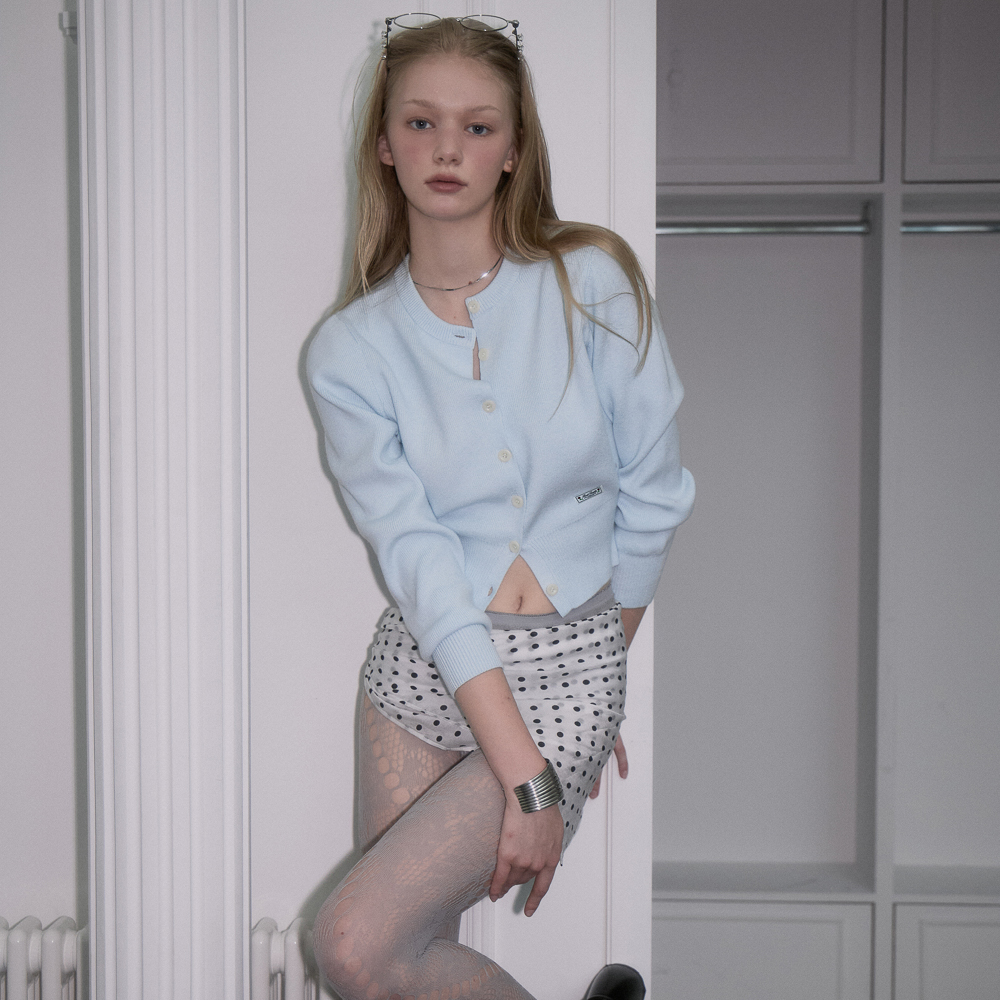 로제프란츠 소프트 너트 버튼 가디건 스카이 블루(Rosefrantz Soft Nut Button Cardigan [Sky Blue]) - 3