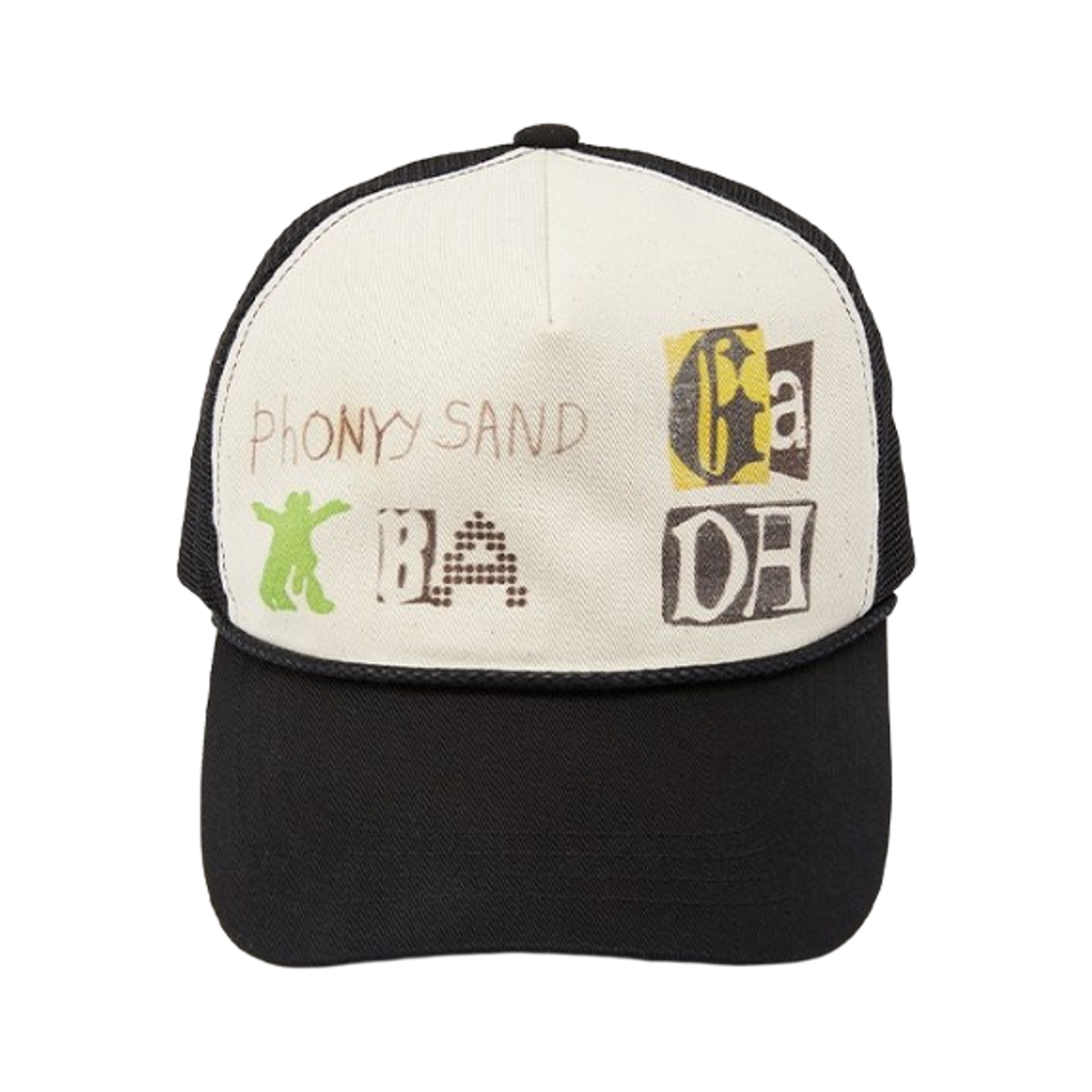 오픈 Yy 포네틱 트러커 캡 블랙(Open Yy Yy Phonetic Trucker Cap Black)