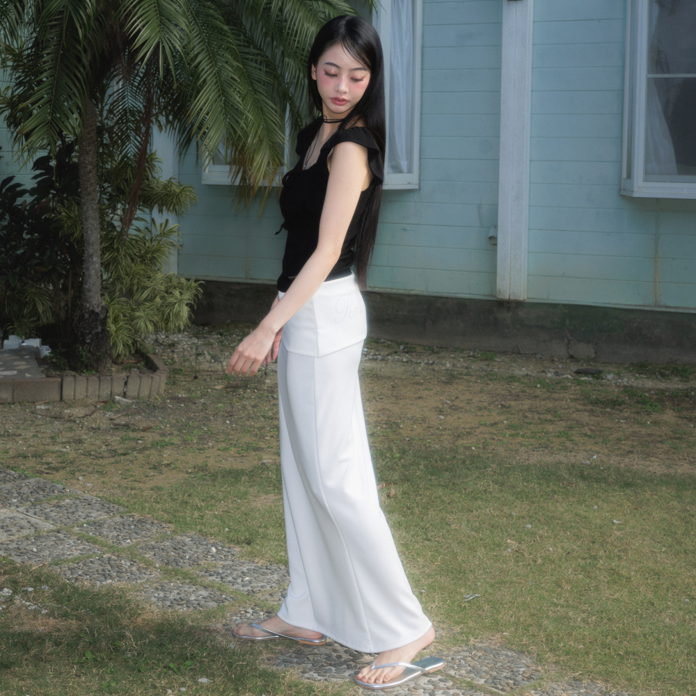로제프란츠 리본 셔링 슬리브리스 블랙(Rosefrantz Ribbon Shirring Sleeveless [Black]) - 4