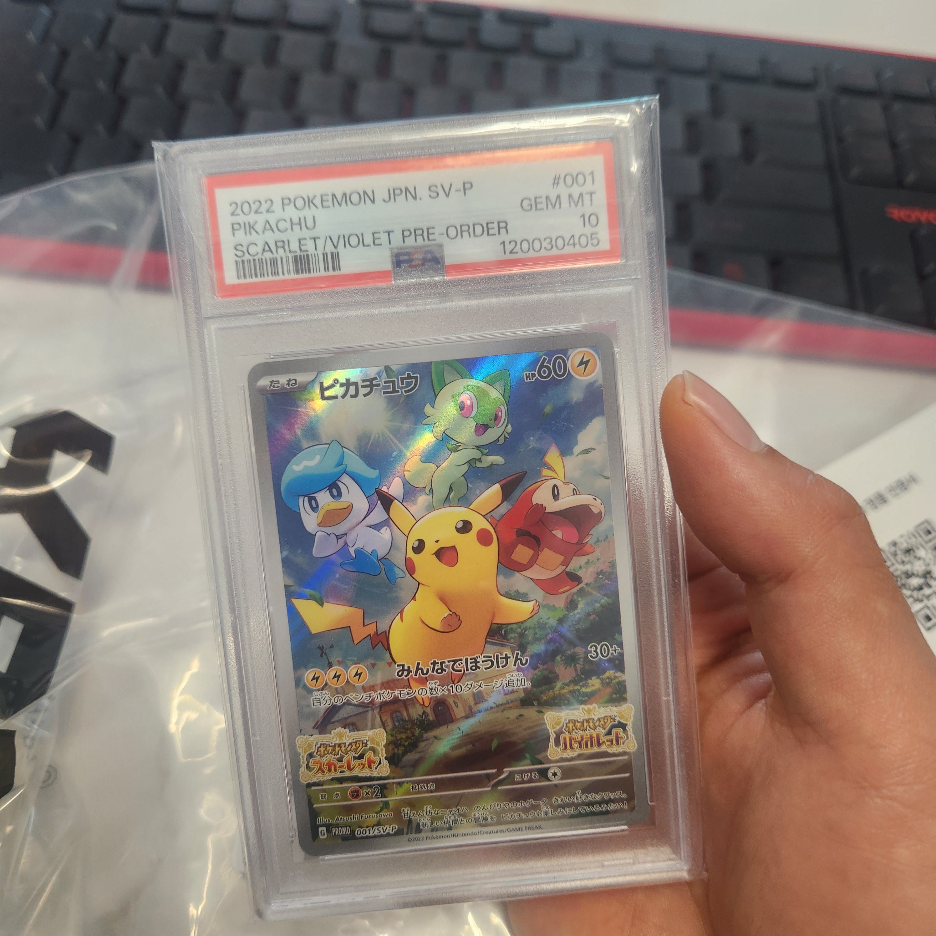 Pokemon TCG Pikachu P Scarlet & Violet Promos (Japanese Ver.) 착용 스타일