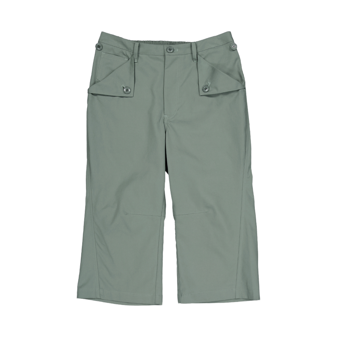 파버 카프리 팬츠 카키 민트(FABEUR Capri Pants Khaki Mint)