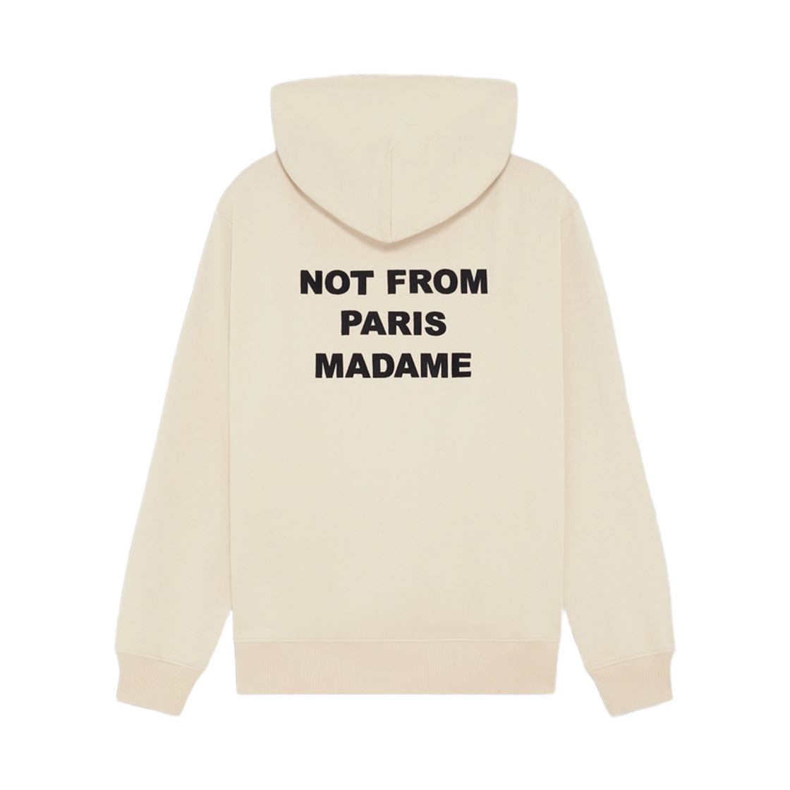 드롤 드 무슈 라 후드 슬로건 베이지(Drole de Monsieur La Hoodie Slogan Beige) - 2