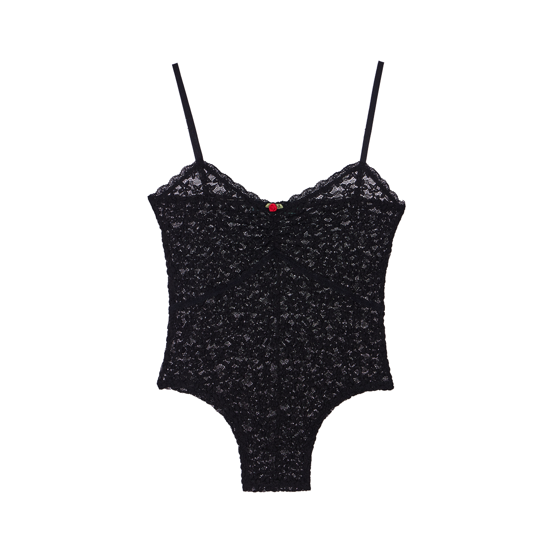 로제프란츠 레이스 바디수트 슬리브리스 블랙(Rosefrantz Lace Bodysuit Sleeveless Black) - 1