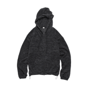 Polyteru Net Zip Hoodie Charcoal