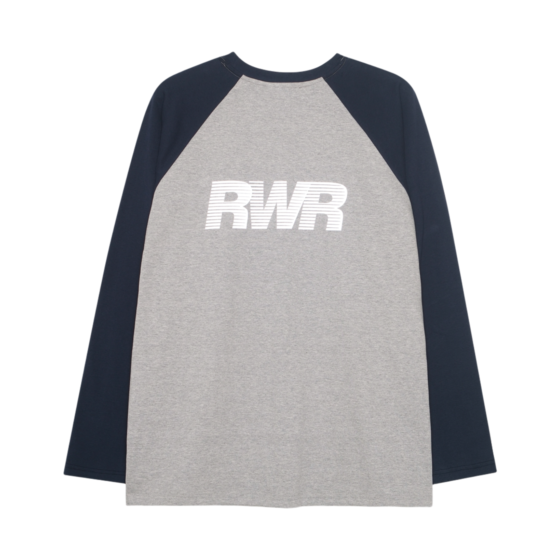[KREAM 단독] 런위더 에센셜 레글런 롱 슬리브 그레이([KREAM 단독] runwhither Essential Raglan Long Sleeve Grey)