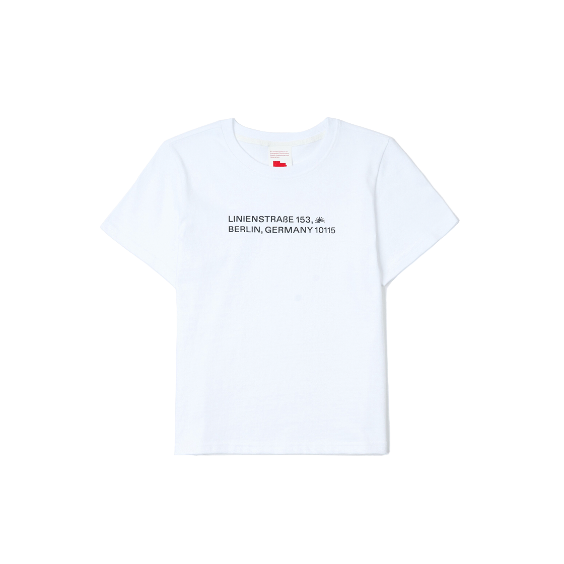 ODE-HO-155-BG Berlin Photobook Distribution W 002 Souvenir Tee White