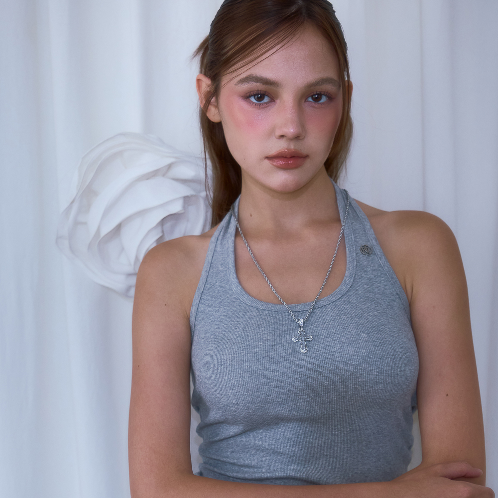 로제프란츠 소프트 홀터 슬리브리스 그레이(Rosefrantz Soft Halter Sleeveless [Gray]) - 5