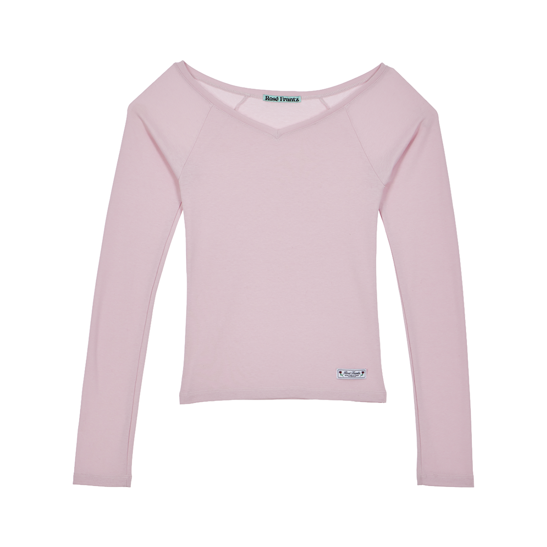 RS25FLS115PNK Rosefrantz Soft Curve V-neck Long Sleeve [Pink]