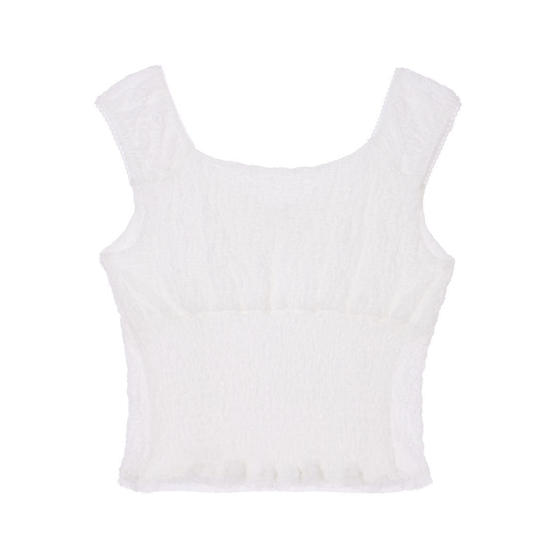 로제프란츠쉬폰 리본 크링클 슬리브리스 아이보리(Rosefrantz Chiffon Ribbon Crinkle Sleeveless [Ivory]) - 5