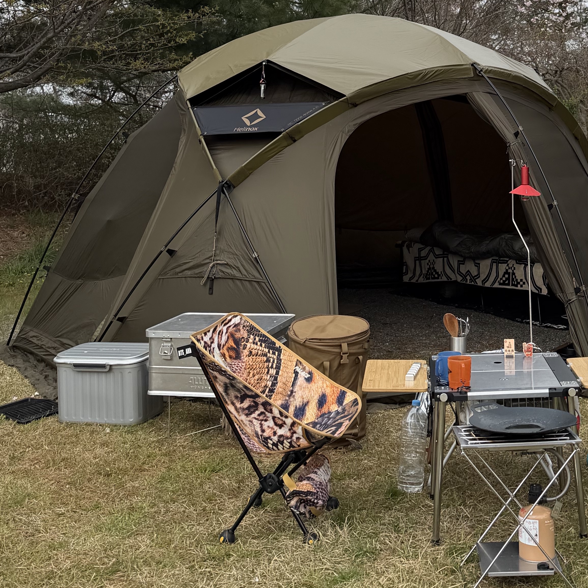 Helinox Tactical Nona Dome 4.0 Coyote Tan, Helinox Tactical Nona Dome 4.0 Roof Coyote Tan 착용 스타일