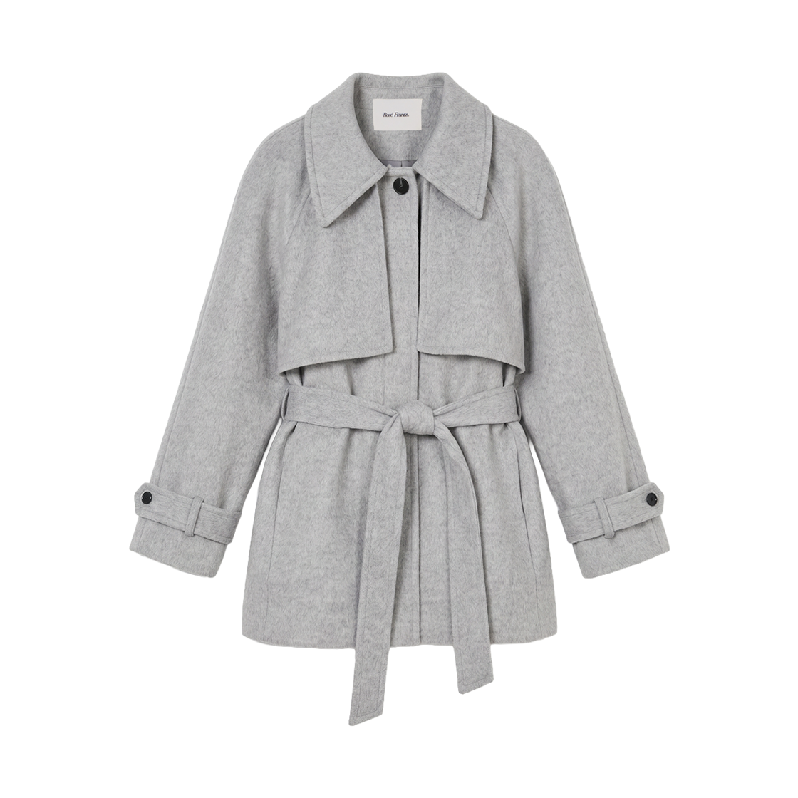 로제프란츠 울 리치 하프 코트 그레이(Rosefrantz Wool Rich Half Coat [Gray])