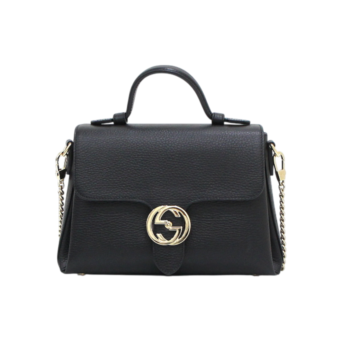 구찌 510302 인터로킹 플랩 토트백 겸 금장 체인 숄더백aa63915(Gucci 510302 Interlocking Flap Tote Bag Gold Chain Shoulder Strap)