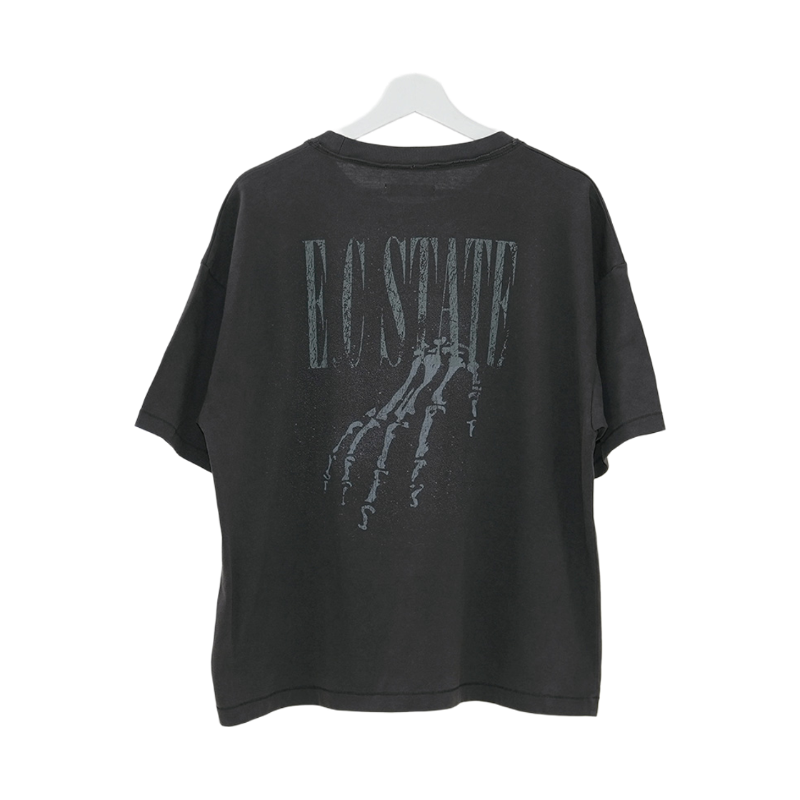 이티씨이 스컬 핸드 티셔츠 블랙(ETCE Back Skull Hand T-shirt Black)