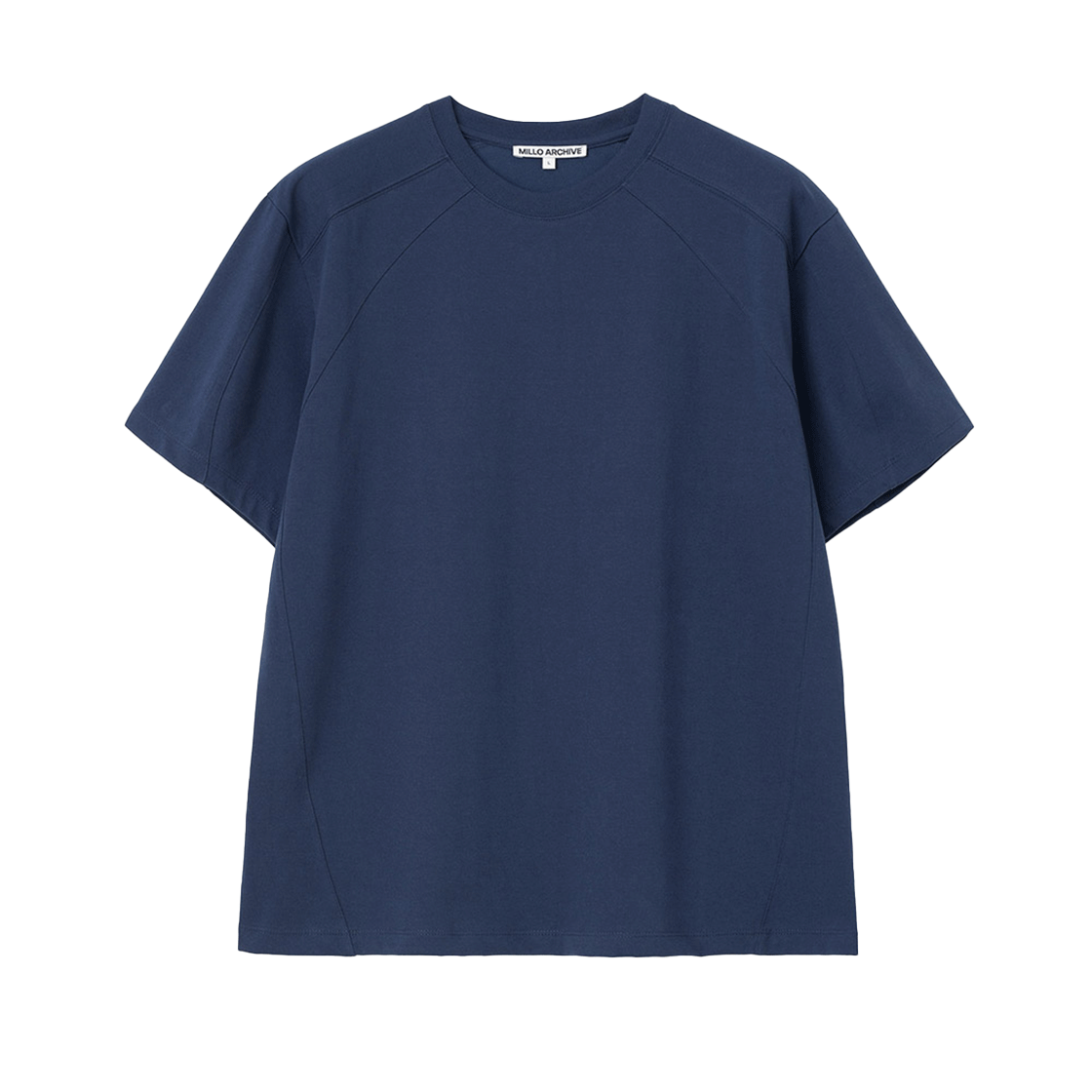 밀로 아카이브 더블 인시전 티셔츠 딥 블루(Millo Archive Double Incision T-Shirts Deep Blue)