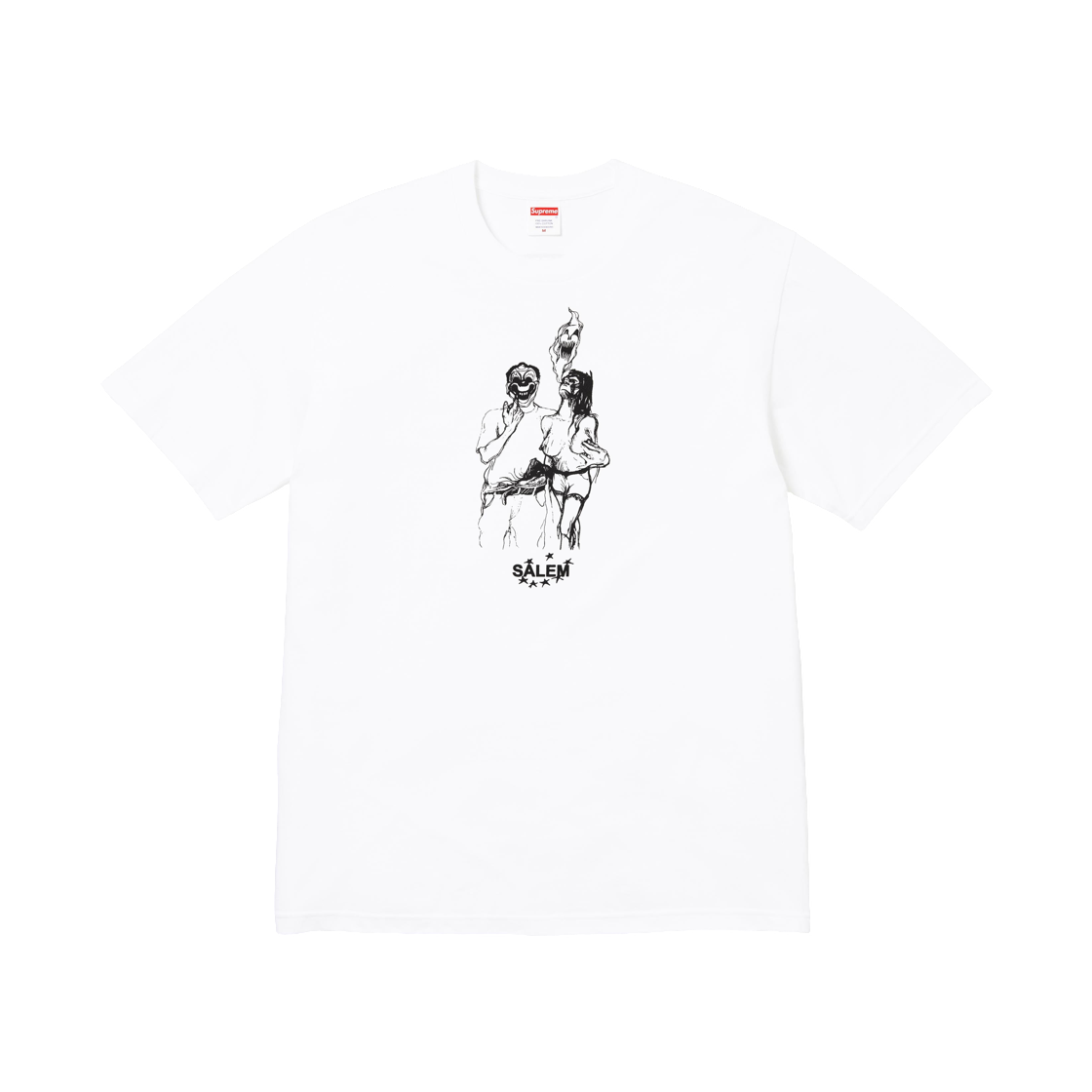 슈프림 x 세일럼 티셔츠 화이트 - 26SS
