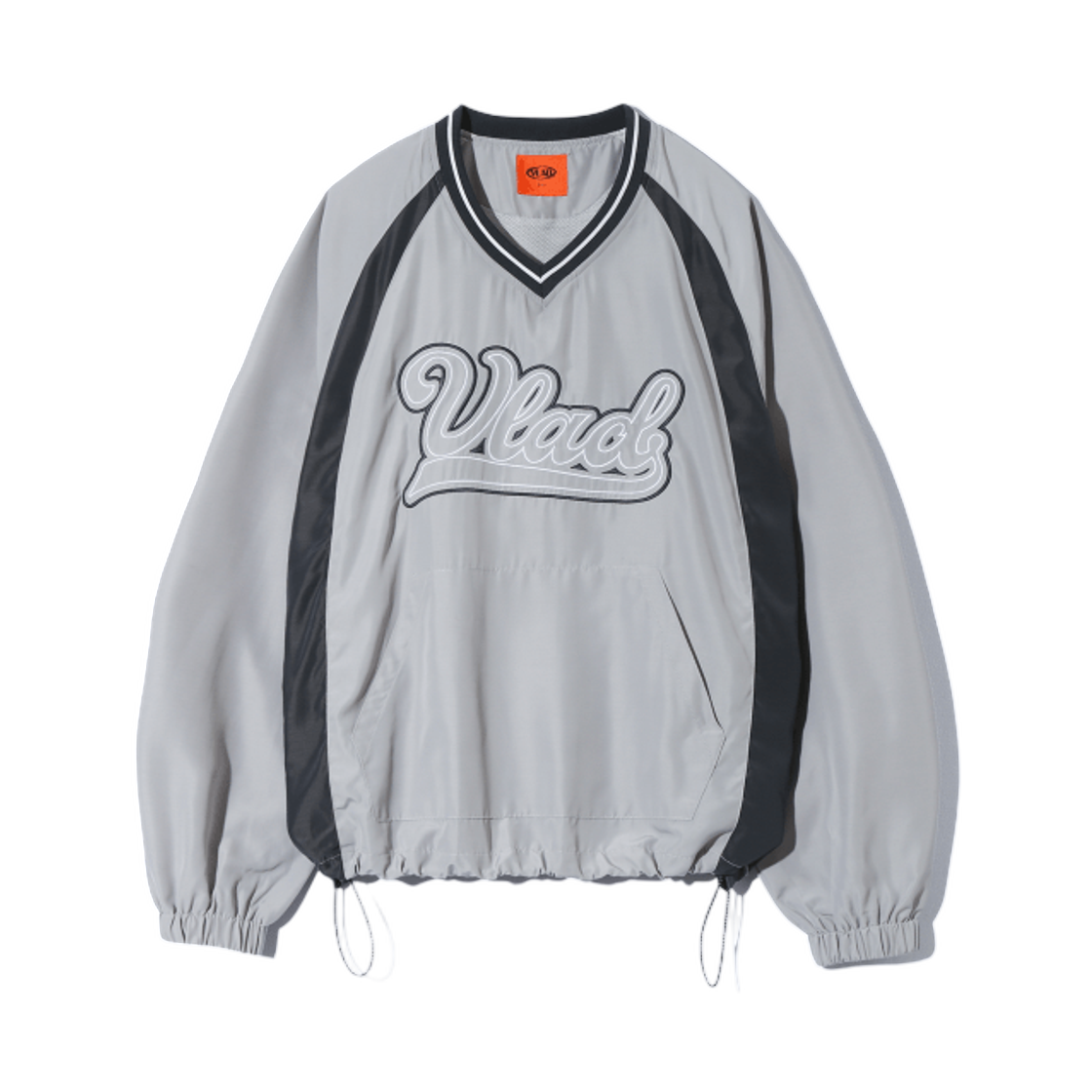 디미트리블랙 VLAD 패널 로고 아트워크 풀오버 그레이(Dimitri Black VLAD Panel Logo Artwork Pullover Grey)