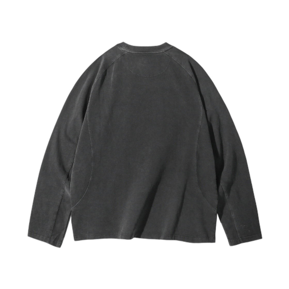 디미트리블랙 VLAD 피그먼트 슬래쉬 롱슬리브 티셔츠 차콜(Dimitri Black VLAD Pigment Slash Long Sleeve T-Shirt Charcoal) - 2