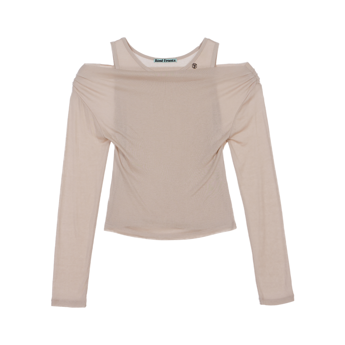 로제프란츠 레이어드 셔링 롱슬리브 베이지(Rosefrantz Layered Shirring Long Sleeve [Beige]) - 1