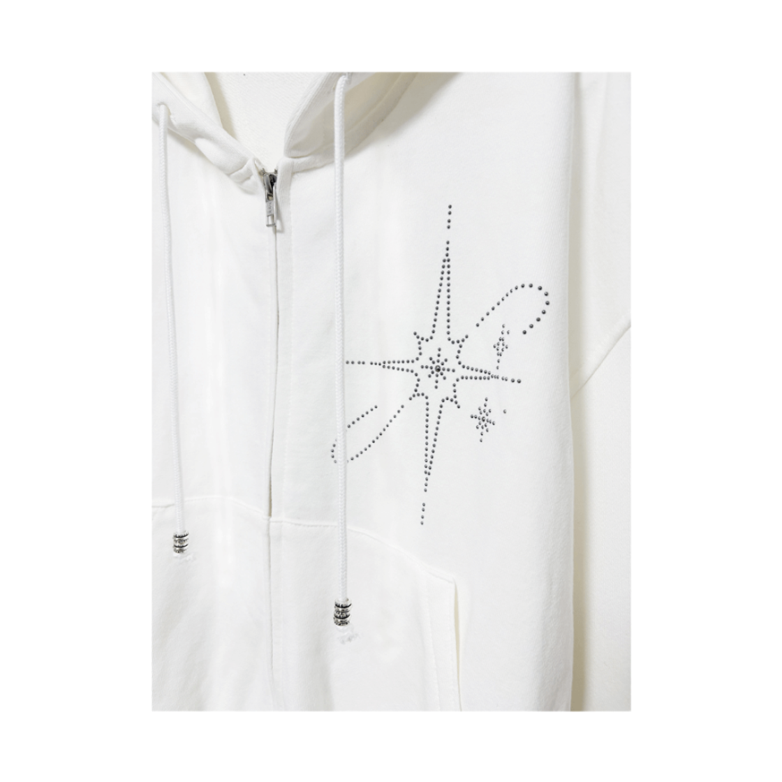 준수이 오리진 엔티티 06 핫픽스 집업 후디 아이보리(JUNSUI ORIGIN ENT06 Hotfix Zip-Up Hoodie Ivory) - 3
