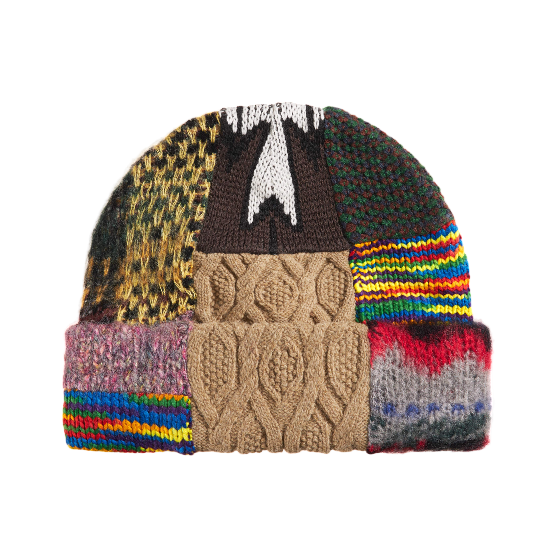 슈프림 패치워크 비니 브라운 - 26SS(Supreme Patchwork Beanie Brown - 26SS) - 2