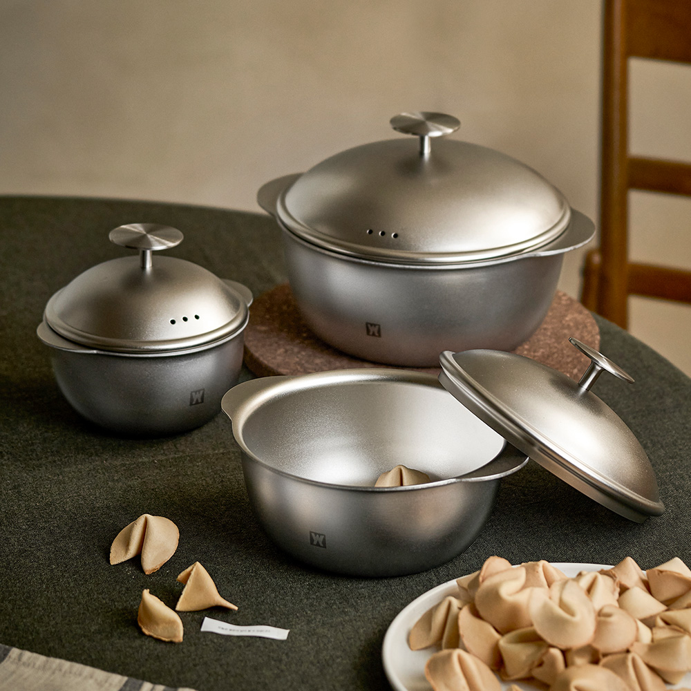 바겐슈타이거 통5중 스텐 316 달항아리 솥밥 죽 국 냄비(포춘팟) 18cm(WAGENSTEIGER 5-Ply Stainless Steel 316 Fortune Pot Rice & Porridge Soup Pot 18cm) - 4
