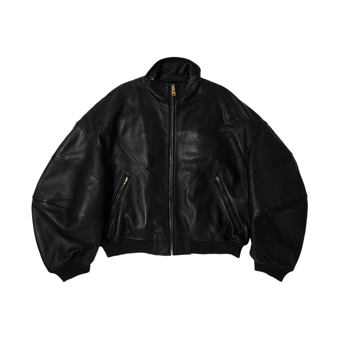 윌리 차바리아 러프 라이더 레더 자켓 블랙(Willy Chavarria Ruff Rider Leather Jacket Black)