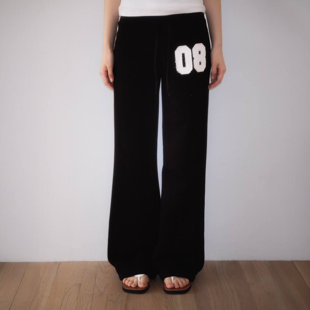 로제프란츠 패치워크 부츠컷 스웻팬츠 블랙(Rosefrantz Patchwork Bootcut Sweatpants [Black]) - 3