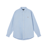 [10%적립] Polo Ralph Lauren Custom Fit Oxford Shirt Blue - 26SS