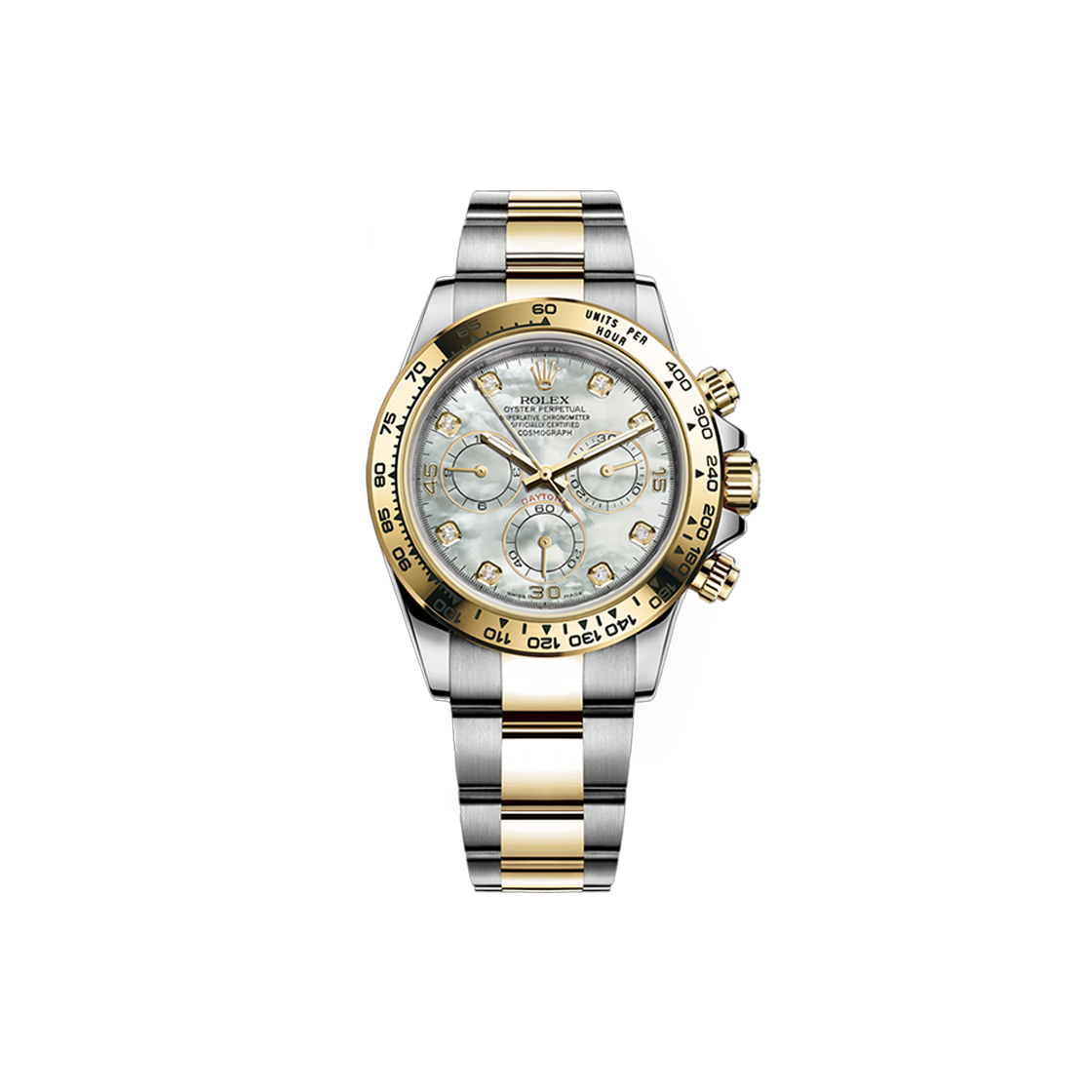 롤렉스 데이토나 40-116503 자개 8P+아라빅 오이스터 NO.7710(Rolex Daytona Mother of Pearl Dial 8 Diamonds & Arabic Numerals, Oyster Case No. 7710) - 1