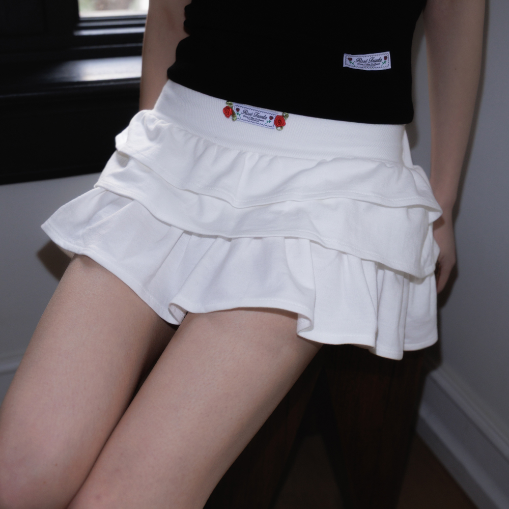 로제프란츠 로즈 캉캉 미니 스커트 화이트(Rosefrantz Rose Cancan Mini Skirt [White]) - 5