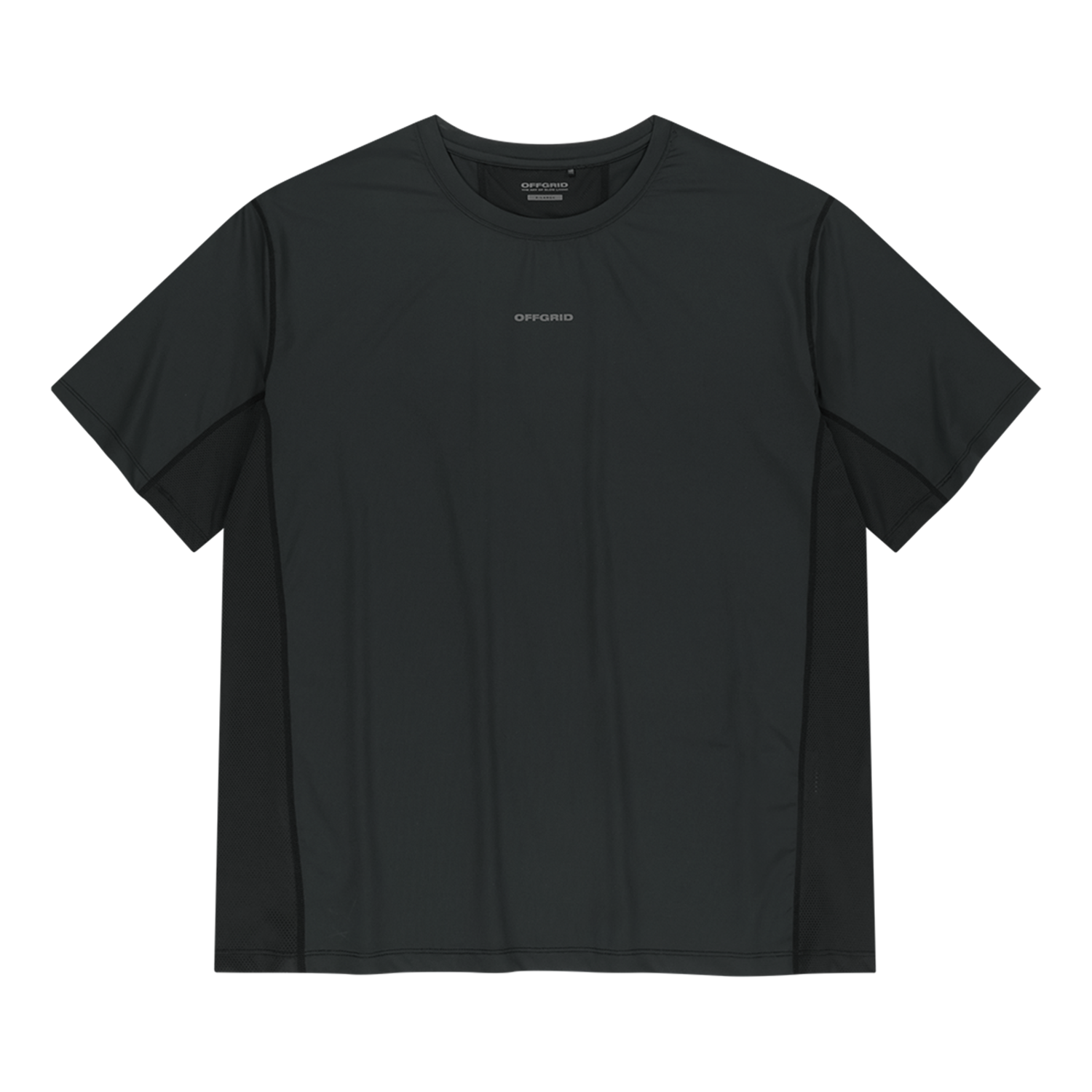 오프그리드 쿨리어 아스킨 하이브리드 반팔 티셔츠 블랙(OFFGRID Coolier Askin Hybrid Shortsleeve Black)