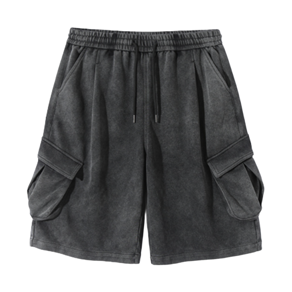 디미트리블랙 ASI 카고 버뮤다 스웨트팬츠 피그먼트 차콜(Dimitri Black ASI Cargo Bermuda Sweatpants Pigment Charcoal) - 1