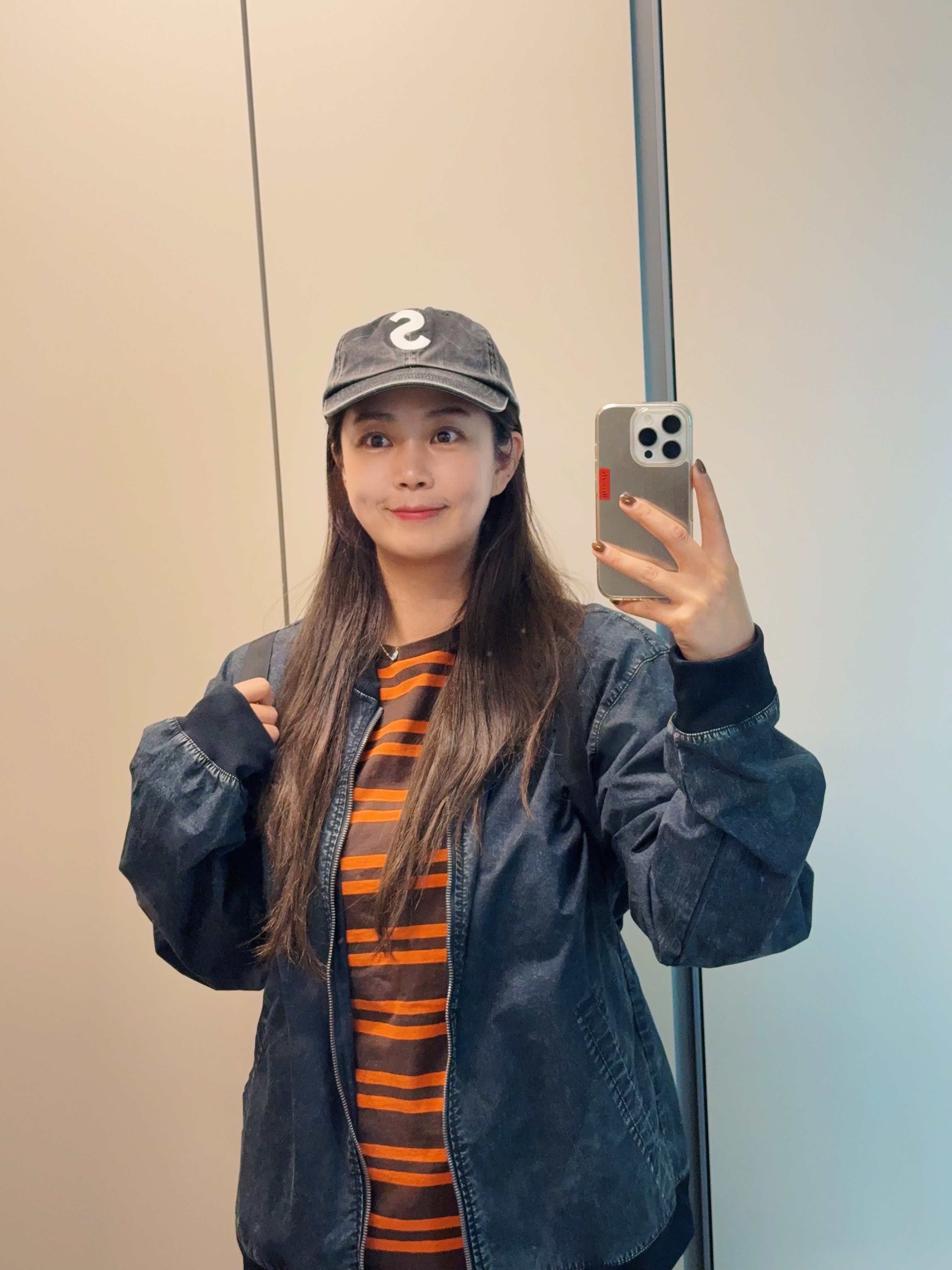 Supreme Pigment Coated S Logo 6-Panel Black - 25SS 착용 스타일 - 3