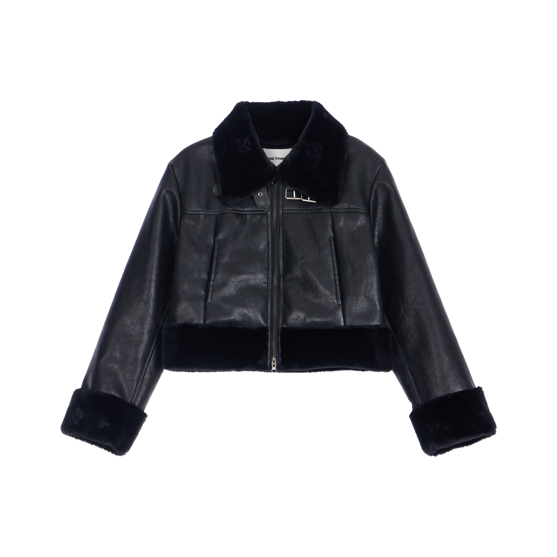 RS25CJK101BLK Rosefrantz Crop Leather Mustang [Black]
