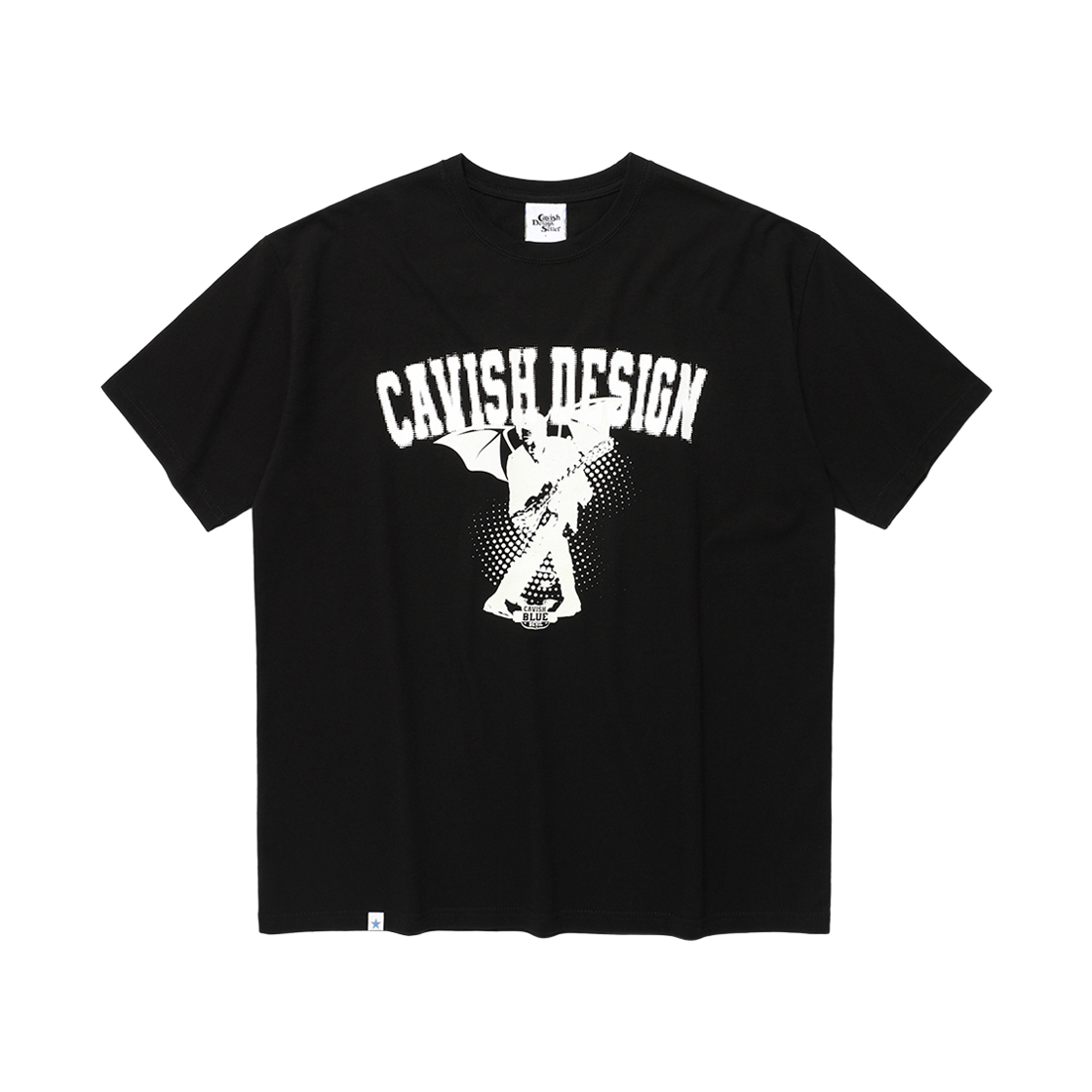 CV2EMUT505ABK CAVISH Guitar Devil SS Tee Black