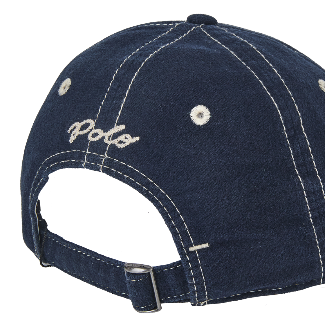 [10%적립] 폴로 랄프 로렌 브러시 샤모아 볼 캡 네이비 - 26SS([10%적립] Polo Ralph Lauren Brush Chamois Ball Cap Navy - 26SS) - 6