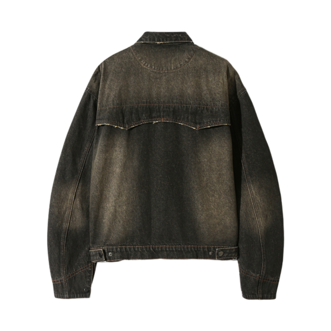 디미트리블랙 투웨이 웨스턴 데님 자켓 더스트 블랙(Dimitri Black 2Way Western Denim Jacket Dust Black) - 2