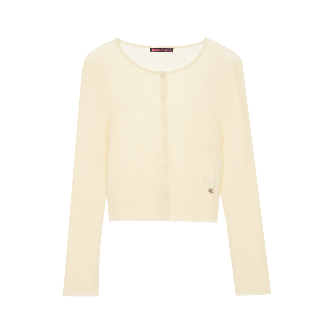 RS25CCD102YLW Rosefrantz Linen Knit Cardigan [Yellow]