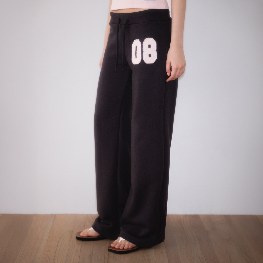 로제프란츠 패치워크 부츠컷 스웻팬츠 차콜(Rosefrantz Patchwork Bootcut Sweatpants [Charcoal]) - 3