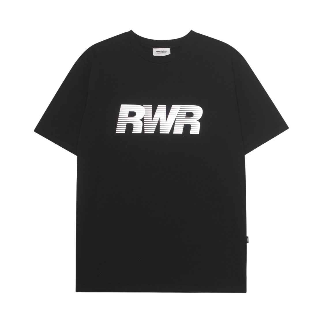 [KREAM 단독] 런위더 에센셜 티셔츠 블랙([KREAM 단독] runwhither Essential T-Shirt Black)