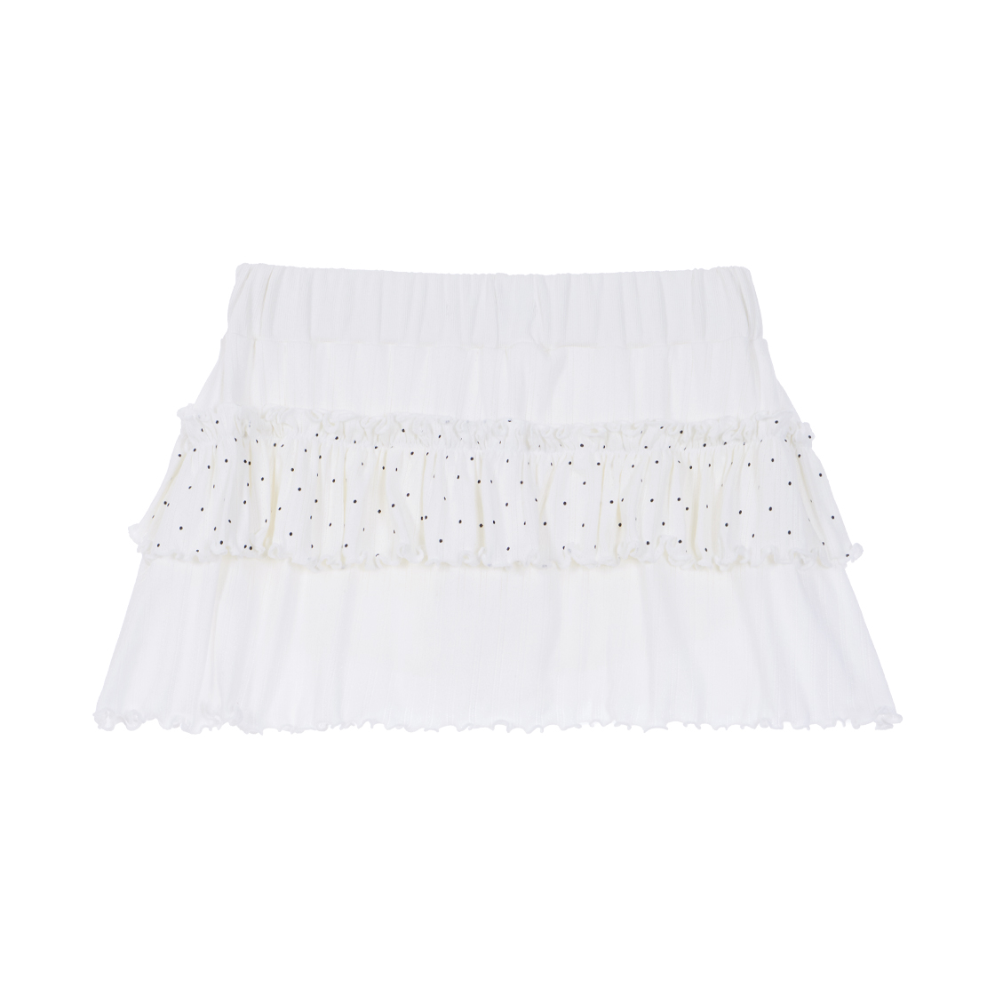 로제프란츠 캉캉 프릴 미니 스커트 화이트(Rosefrantz Cancan Frill Mini Skirt [White]) - 5