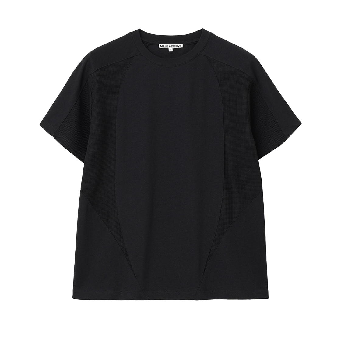 밀로 아카이브 세그먼트 티셔츠 블랙(Millo Archive Segment T-Shirt Black)