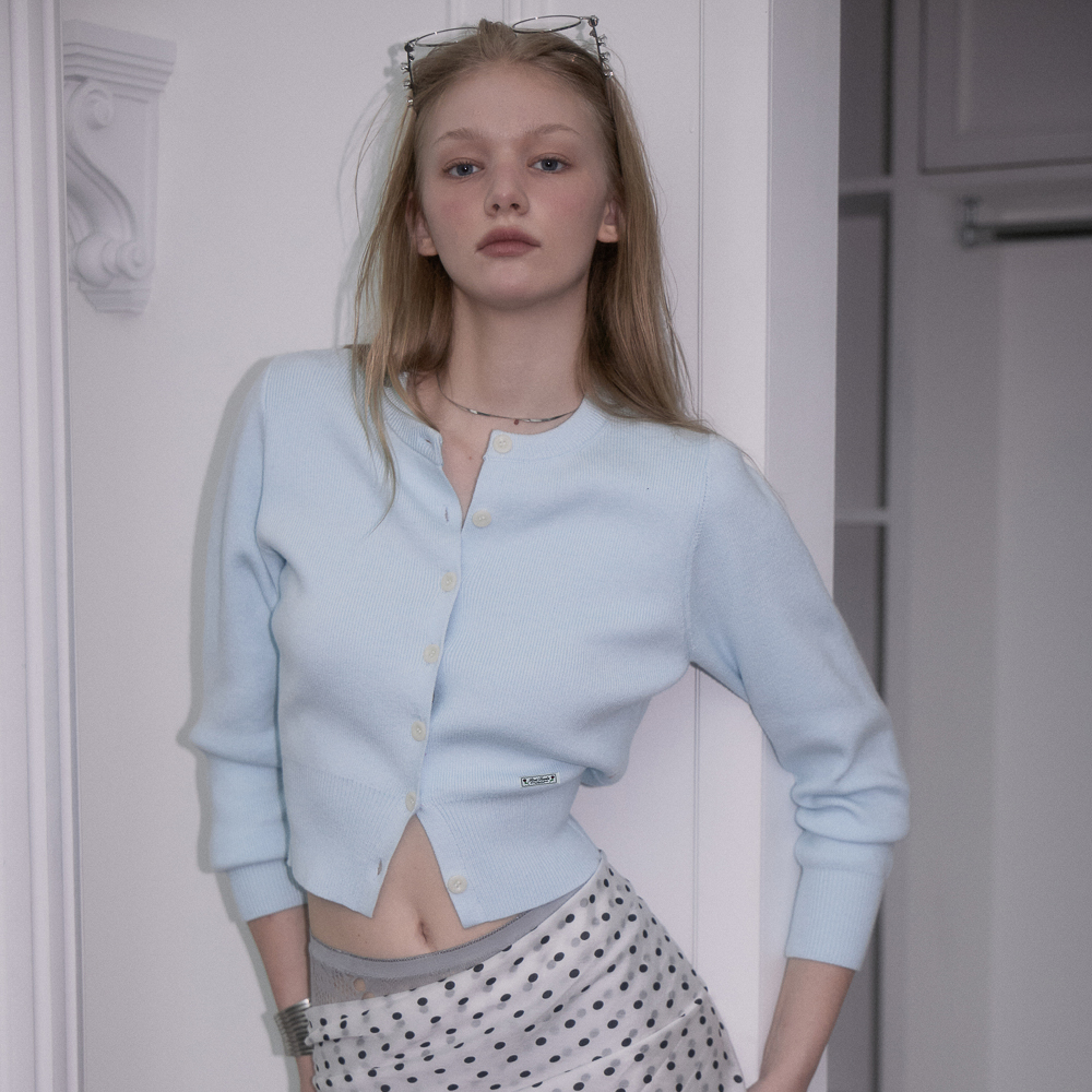 로제프란츠 소프트 너트 버튼 가디건 스카이 블루(Rosefrantz Soft Nut Button Cardigan [Sky Blue]) - 6