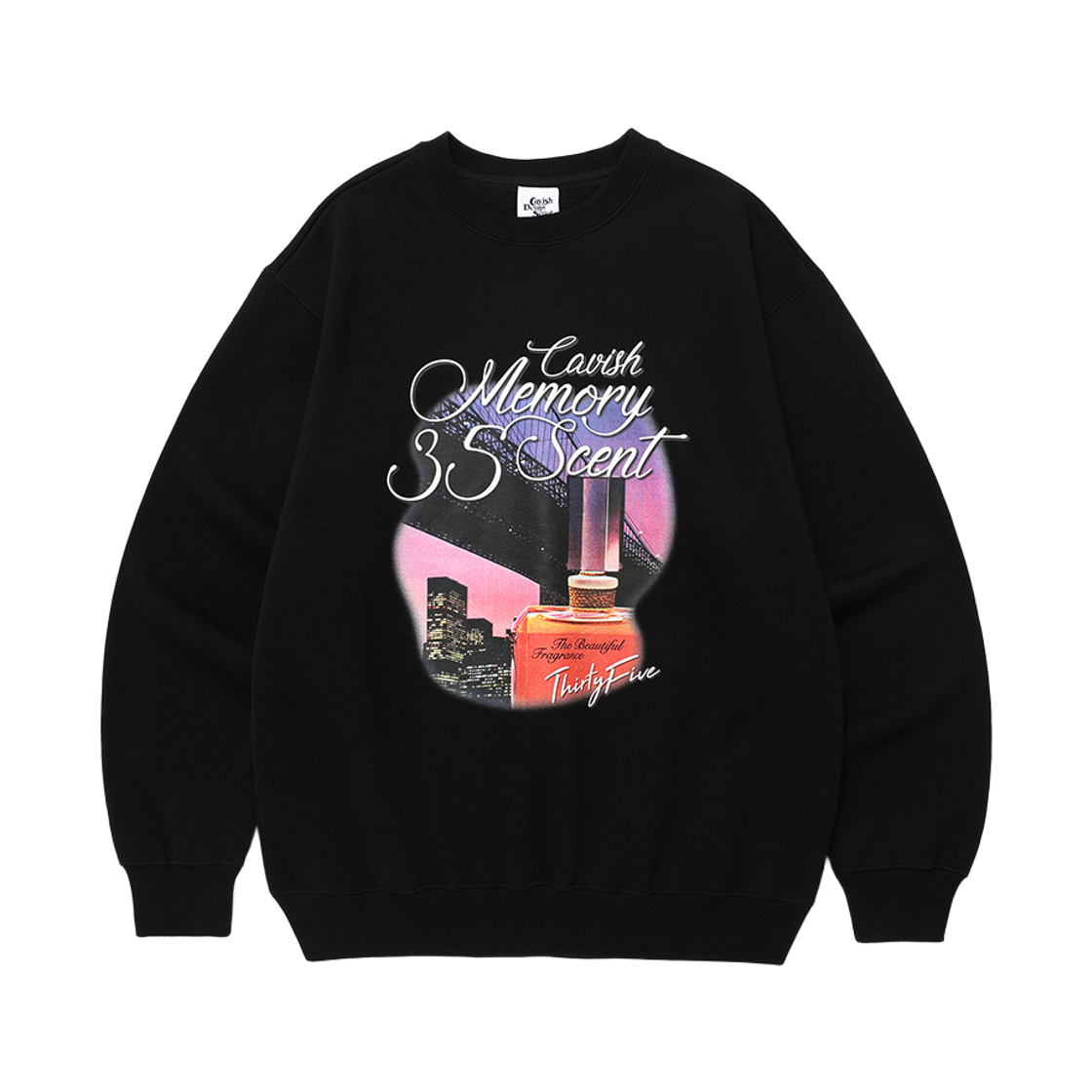 CV2DFUM447BBK CAVISH Memory 35Scent Sweatshirt Black
