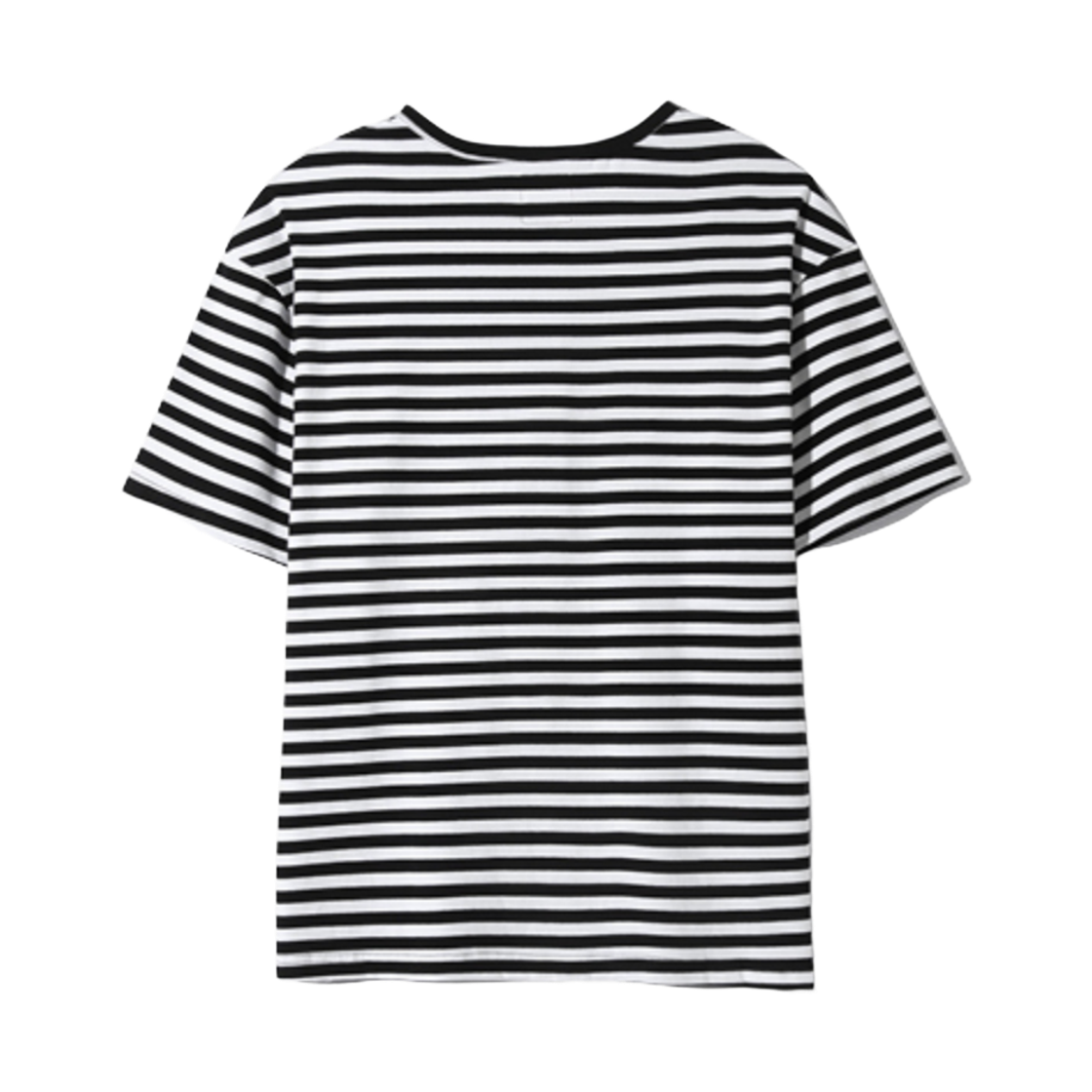 디미트리블랙 ASI 레이어링 스트라이프 숏슬리브 티셔츠 블랙 화이트(Dimitri Black ASI Layering Stripe Short Sleeve T-Shirt Black White) - 2